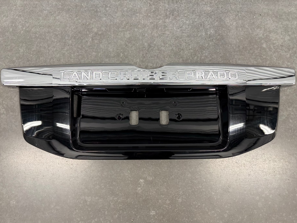 Prado 150 Rear Door Garnish (1st_Gen, Black)